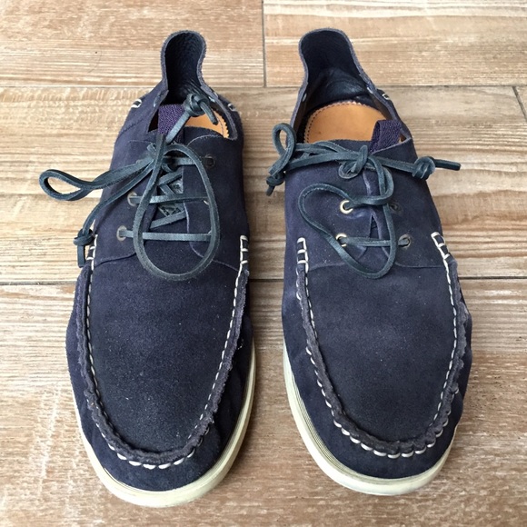 SOLD Paul Smith 🥀 Suede & Leather Boat Shoes - Picture 2 of 8
